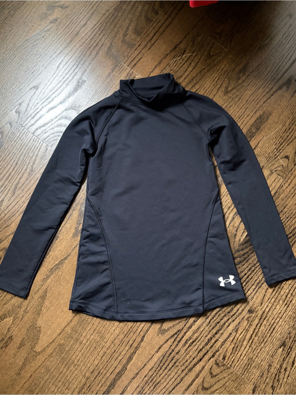 Under Armour Girls' ColdGear Long Sleeve Mock Neck Shirt Size Youth Medium